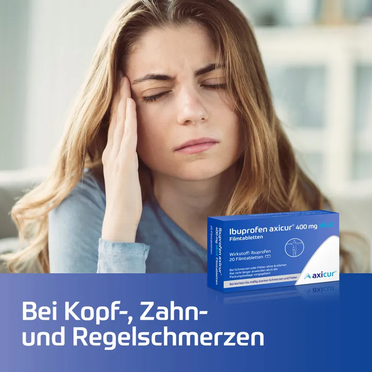 shopapotheke Ibuprofen axicur® 400 mg akut Filmtabletten Vatertagsangebot