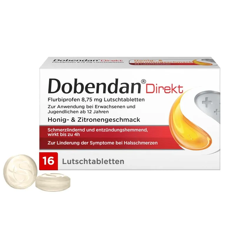 shopapotheke Dobendan Direkt Lutschtabletten - Halstabletten gegen Halsschmerzen - Jetzt 10% mit dem Code "reckitt10" sparen* Online Outlet