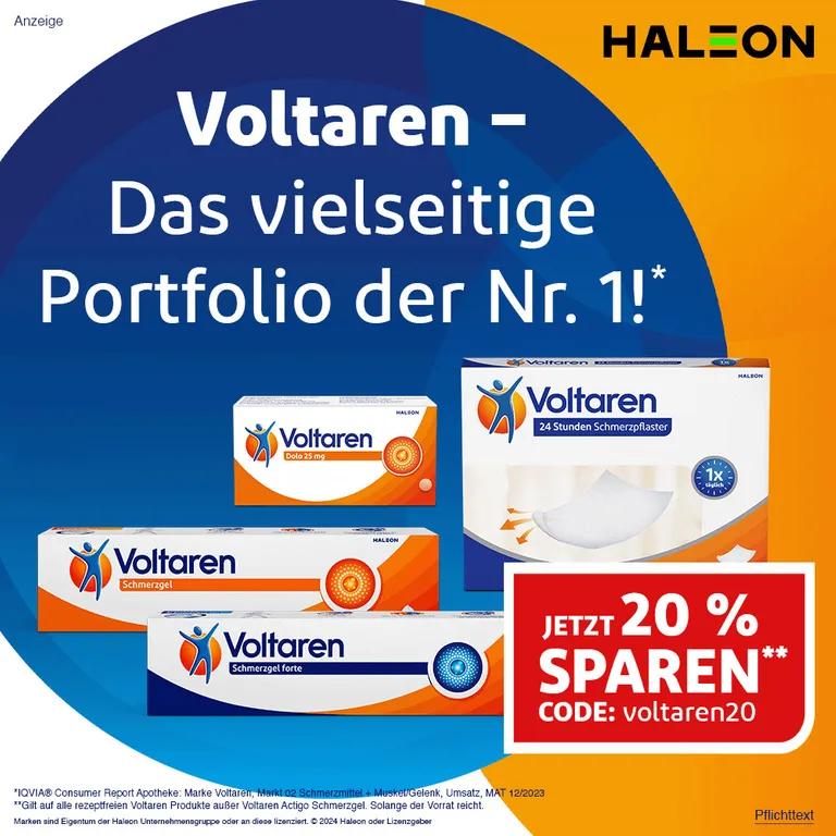 shopapotheke Voltaren Dolo 25mg Tabletten Schmerztabletten gegen Rückenschmerzen 10 St Blitzangebot