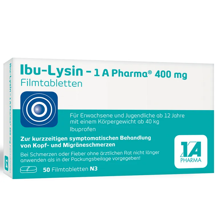shopapotheke Ibu-Lysin - 1A Pharma® 400 mg JETZT KAUFEN