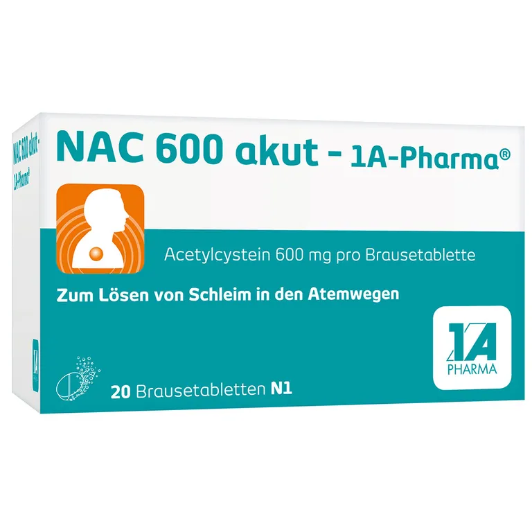 shopapotheke NAC 600 akut - 1A Pharma® Online