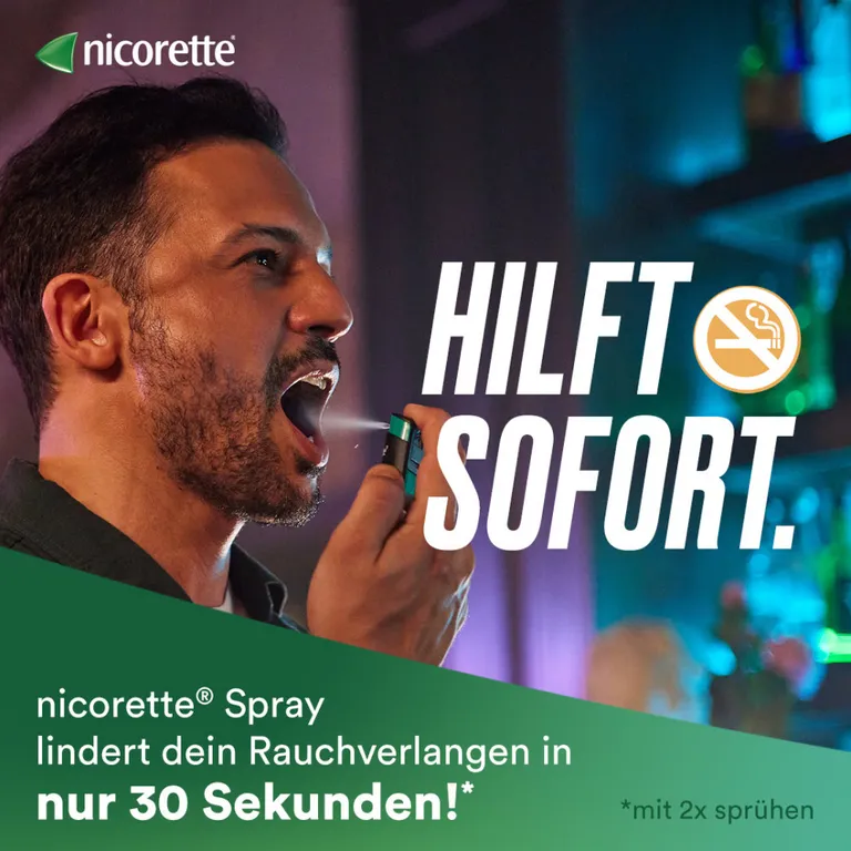 shopapotheke nicorette mint Spray zum Rauchen aufhören mit App-Funktion Angebote