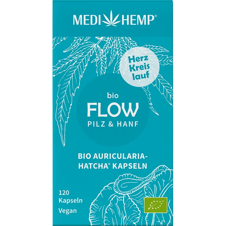shopapotheke MEDIHEMP Bio FLOW Auricularia-HATCHA® Kapseln Online Shopping