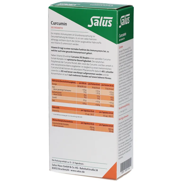 shopapotheke Salus Curcumin 202 Bioaktiv Tonikum Top Angebot