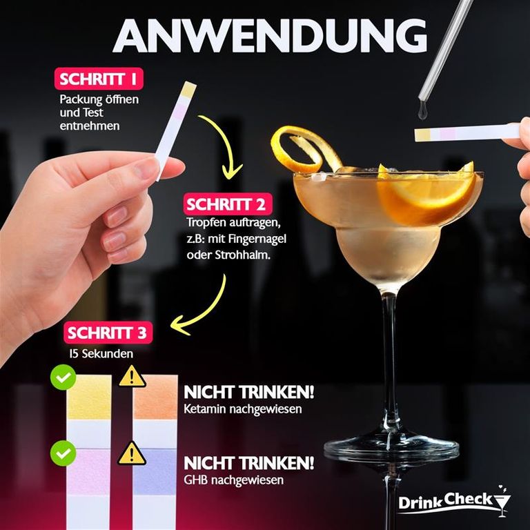 shopapotheke DrinkCheck K.O. Tropfen Schnelltest Blitzangebot