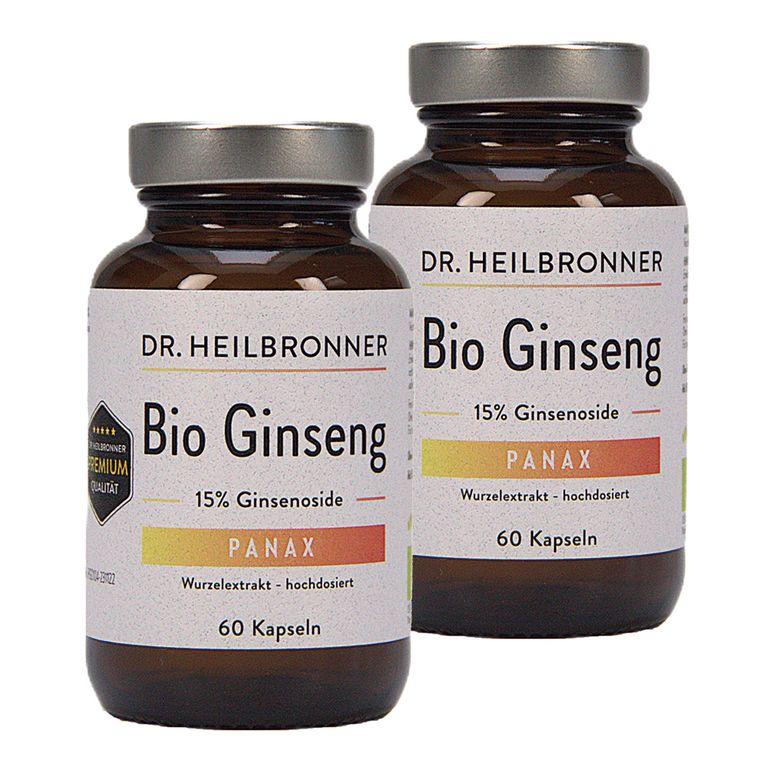shopapotheke Dr. Heilbronner Roter Bio Ginseng Kapseln - 2er-Set Große Rabatte