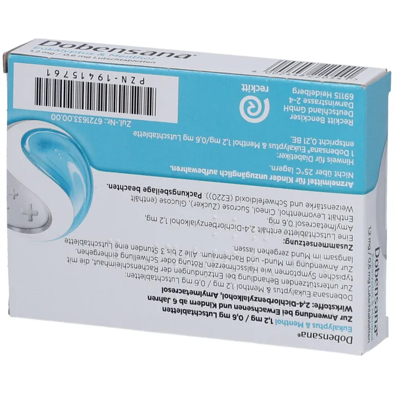 shopapotheke Dobensana Eukalyptus & Menthol 1.2mg/0.6mg Lutschtabletten Bestseller