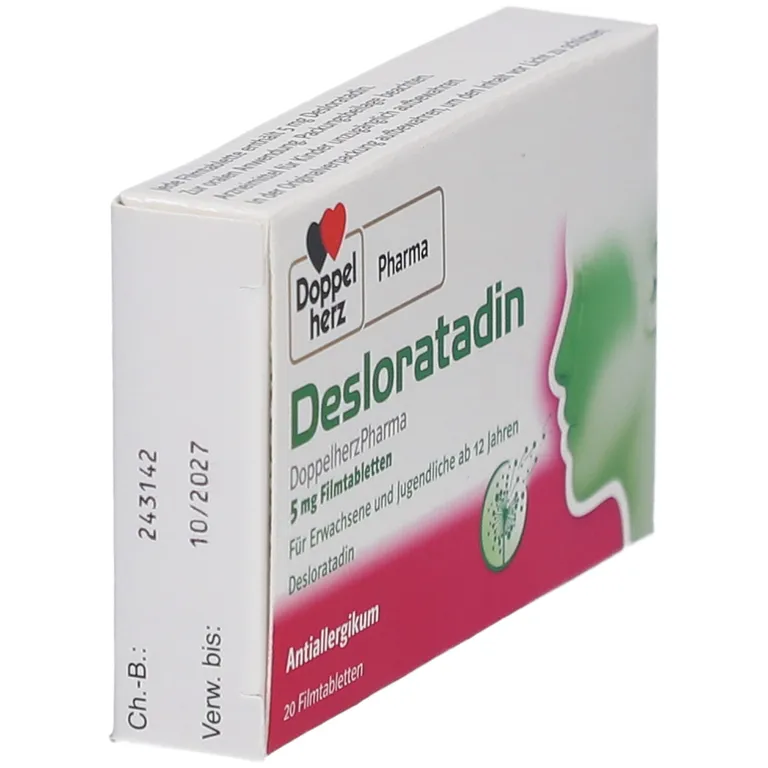 shopapotheke Desloratadin DoppelherzPharma 5 mg Filmtabletten VIP-Rabatte