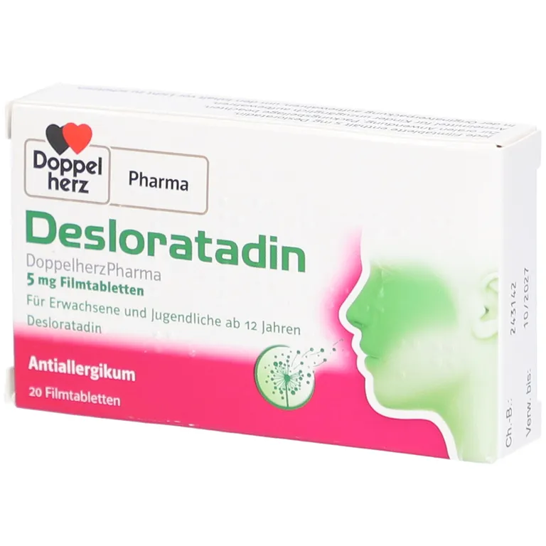 shopapotheke Desloratadin DoppelherzPharma 5 mg Filmtabletten VIP-Rabatte