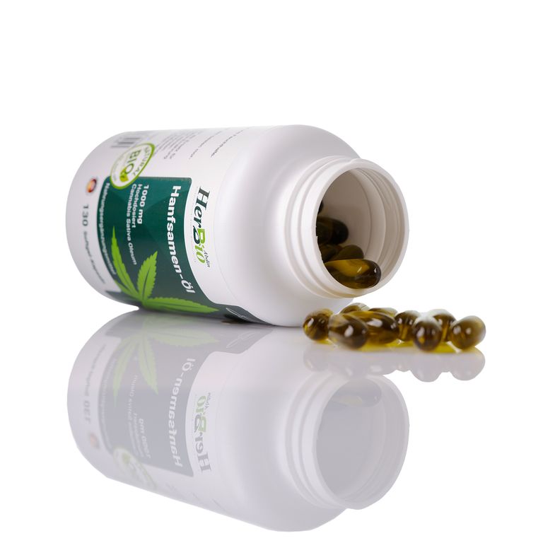 shopapotheke HerbBio bio Hanfsamen-Öl 1000mg Super Sparpreis