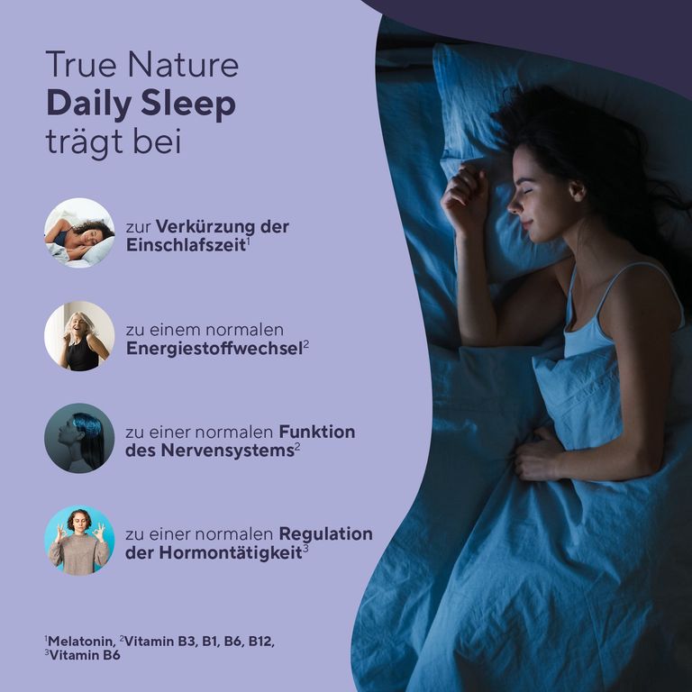shopapotheke TRUE NATURE® Daily Sleep Schlafkapseln - Premium Schlaf-Komplex mit Melatonin Nur für heute