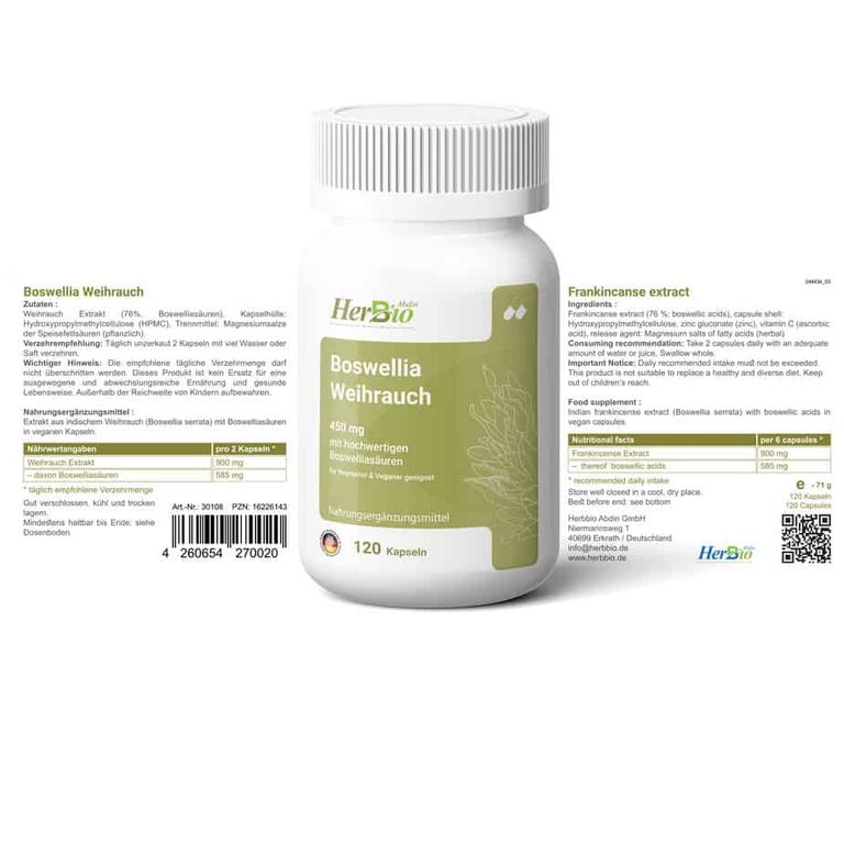 shopapotheke HerbBio Boswellia Weihrauch hochdosiert Bis zu 55% Rabatt