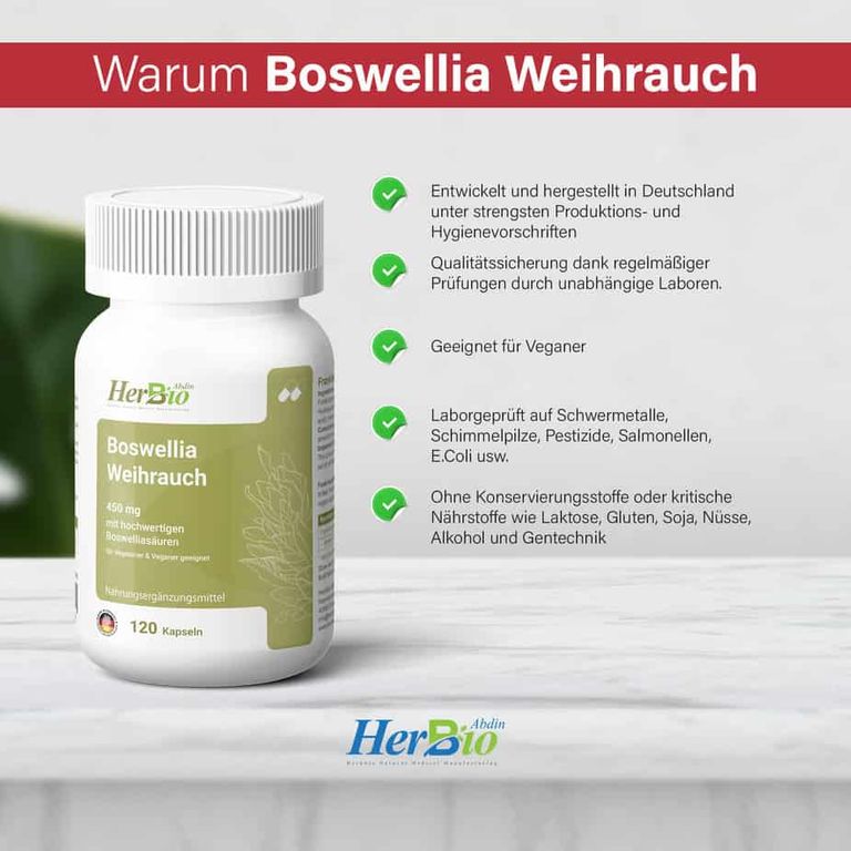 shopapotheke HerbBio Boswellia Weihrauch hochdosiert Bis zu 55% Rabatt