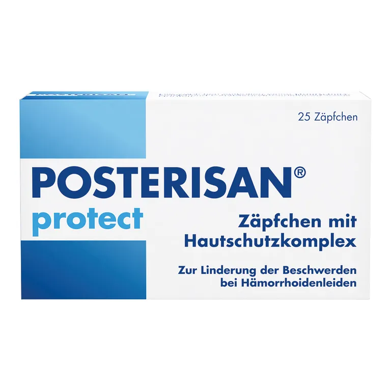 shopapotheke Posterisan protect Hämorrhoidenzäpfchen bei Reizungen als Hautschutz und zur Prophylaxe 20 Stk 50% Rabatt mit kostenlosem Versand
