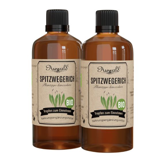 shopapotheke Auwald - Spitzwegerich Tinktur (Extrakt Tropfen Auszug) Kostenloser Versand