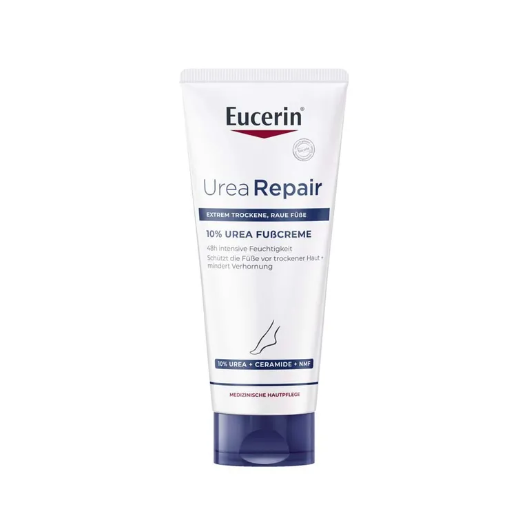 shopapotheke Eucerin® UreaRepair 10% Urea Fußcreme – Intensive Pflege und Feuchtigkeit für trockene bis extrem trockene Füße - Jetzt 20% sparen mit Code "eucerin20" + Eucerin AtopiControl Hydro-Lotion 20ml GRATIS Sonderangebot
