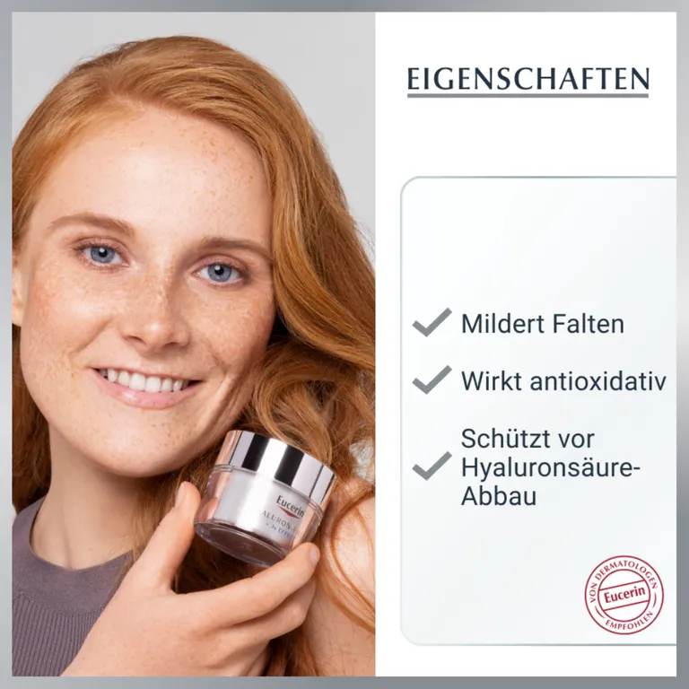 shopapotheke Eucerin Hyaluron-Filler Tagespflege für trockene Haut – Glättet Falten pflegt & beugt vorzeitiger Hautalterung vor - Jetzt 20% sparen mit Code "eucerin20" + Eucerin® Hyaluron Spray 50ml GRATIS Exklusivangebot