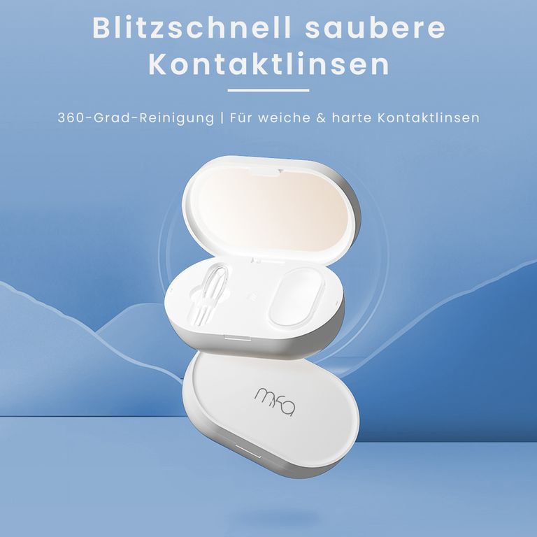 shopapotheke mfa® Ultraschallreinigungsgerät für harte & weiche Kontaktlinsen Weihnachtsangebot