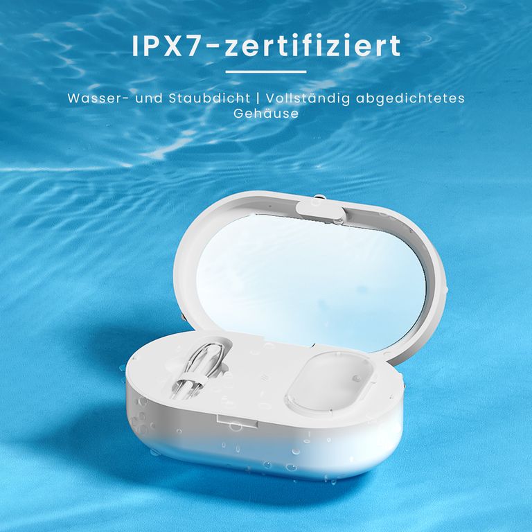 shopapotheke mfa® Ultraschallreinigungsgerät für harte & weiche Kontaktlinsen Weihnachtsangebot