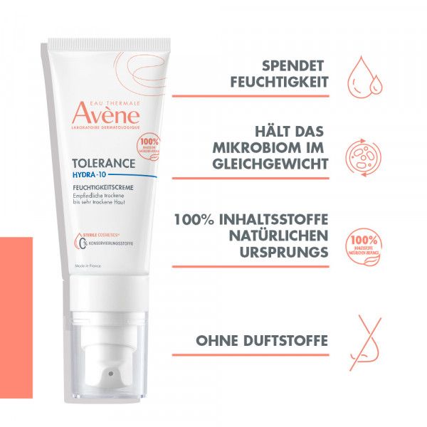 bodyguardapotheke Avène Tolérance HYDRA-10 Feuchtigkeitscreme für empfindliche feuchtigkeitsarme Haut Kostenloser Versand