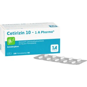 bodyguardapotheke CETIRIZIN 10-1A Pharma Filmtabletten Limitierter Zeitrabatt
