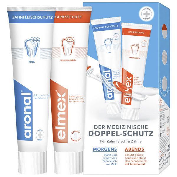 bodyguardapotheke ARONAL/ELMEX Doppelschutz Zahnpasta Online Outlet