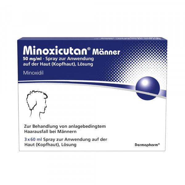 bodyguardapotheke MINOXICUTAN Männer 50 mg/ml Spray 3x60 ml Riesige Ersparnisse