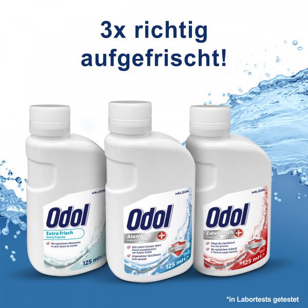 bodyguardapotheke ODOL Mundwasser Atemklar + alkoholfreies Mundwasser Konzentrat Vierteljährliche Förderung