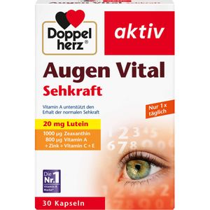 bodyguardapotheke DOPPELHERZ Augen Vital Sehkraft aktiv Kapseln Rabatte dieses Monats