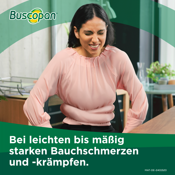 bodyguardapotheke BUSCOPAN Dragees mit Butylscopolamin bei leichten bis mäßig starken Bauchschmerzen und Bauchkrämpfen Angebote