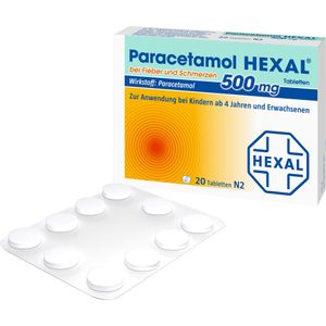 bodyguardapotheke PARACETAMOL 500 mg HEXAL bei Fieber und Schmerzen Tabletten Kauf eins, bekomm eins gratis