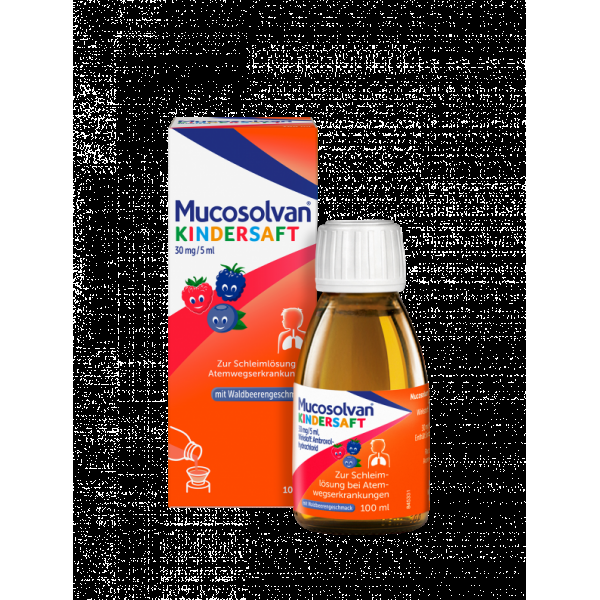 bodyguardapotheke MUCOSOLVAN Kindersaft 30 mg/5 ml zur Schleimlösung bei Atemwegserkrankungen Super Sparpreis