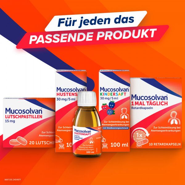 bodyguardapotheke MUCOSOLVAN Kindersaft 30 mg/5 ml zur Schleimlösung bei Atemwegserkrankungen Super Sparpreis