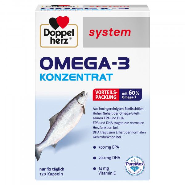 bodyguardapotheke DOPPELHERZ Omega-3 Konzentrat system Kapseln Bis zu 65% Rabatt