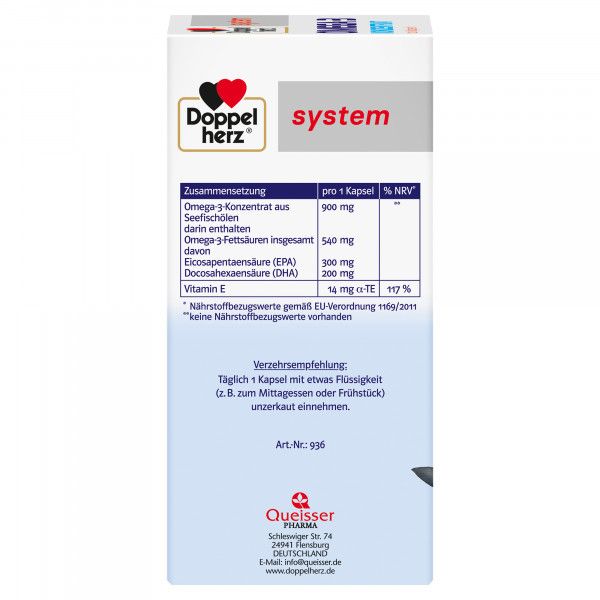 bodyguardapotheke DOPPELHERZ Omega-3 Konzentrat system Kapseln Bis zu 65% Rabatt