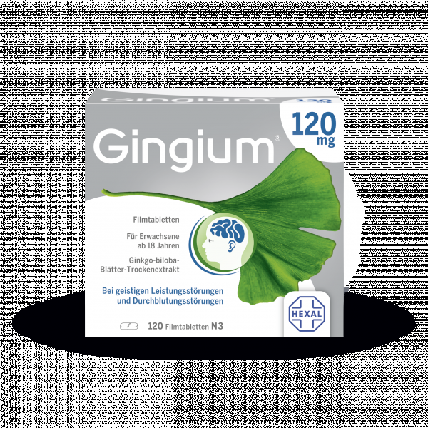 bodyguardapotheke GINGIUM 120 mg Filmtabletten Clearance-Verkauf