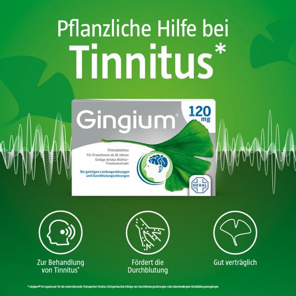 bodyguardapotheke GINGIUM 120 mg Filmtabletten Clearance-Verkauf