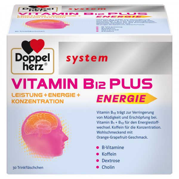 bodyguardapotheke DOPPELHERZ Vitamin B12 Plus system Trinkampullen Black Friday Preise
