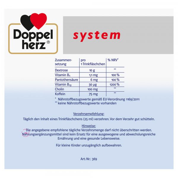 bodyguardapotheke DOPPELHERZ Vitamin B12 Plus system Trinkampullen Black Friday Preise