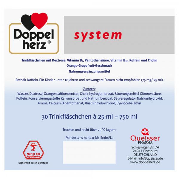 bodyguardapotheke DOPPELHERZ Vitamin B12 Plus system Trinkampullen Black Friday Preise