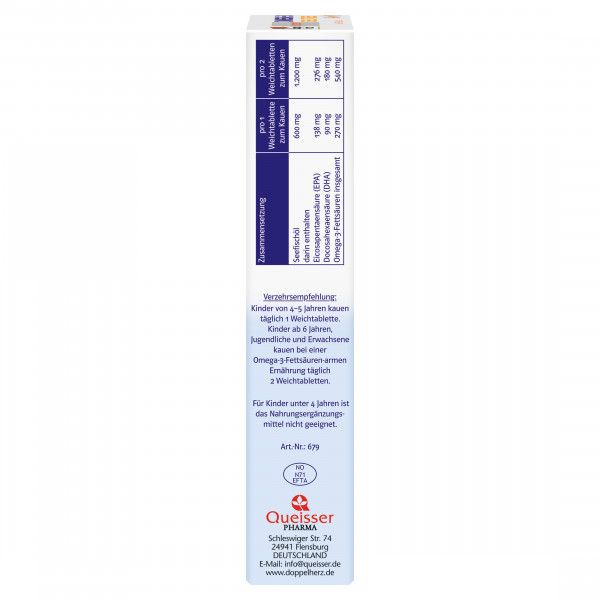 bodyguardapotheke DOPPELHERZ Omega-3 Gel-Tabs family system Auslauf