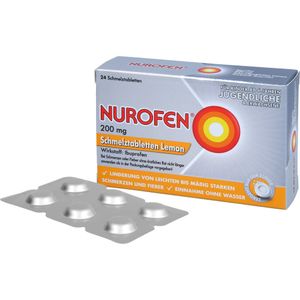 bodyguardapotheke NUROFEN 200 mg Schmelztabletten Lemon Limitierter Zeitrabatt