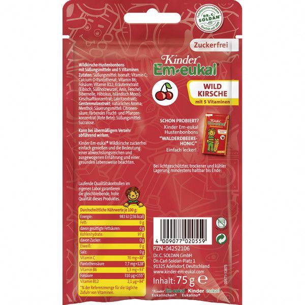 bodyguardapotheke EM-EUKAL Kinder Bonbons zuckerfrei Fabrik Onlineshop
