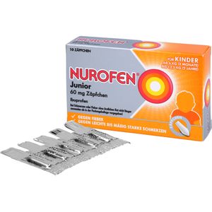 bodyguardapotheke NUROFEN Junior 60 mg Zäpfchen Online Shopping