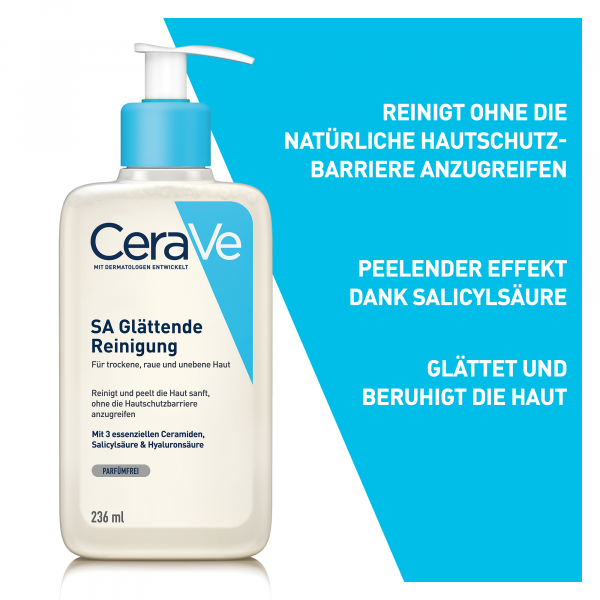 bodyguardapotheke CERAVE SA glättende Reinigung für trockene raue und unebene Haut VIP-Rabatte