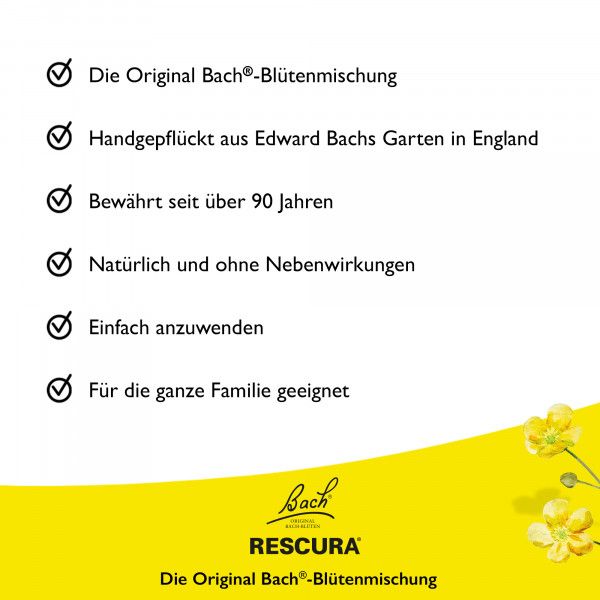bodyguardapotheke Bach RESCURA® Pastillen Zitrone 50g Fabrikverkauf