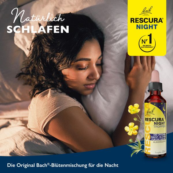 bodyguardapotheke Bach RESCURA® NIGHT Tropfen alkoholfrei 10ml Fabrikpreis