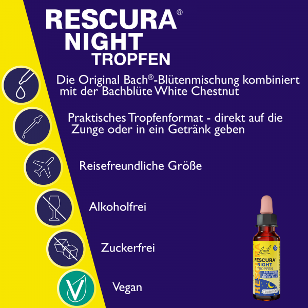 bodyguardapotheke Bach RESCURA® NIGHT Tropfen alkoholfrei 20ml Günstig kaufen