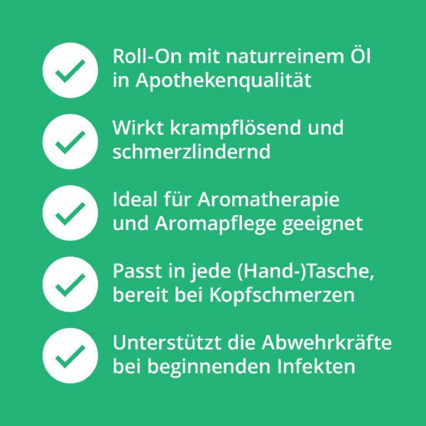 bodyguardapotheke PFEFFERMINZ ÖL Roll-on Begrenztes Angebot