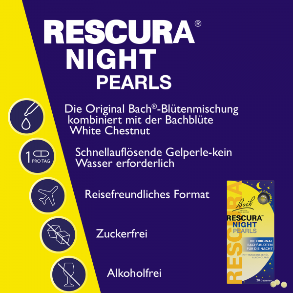 bodyguardapotheke Bach RESCURA® NIGHT Pearls 28 Gelperlen Online Shopping